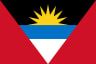 Volleyball team Antigua and Barbuda flag