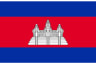 Volleyball team Cambodia flag