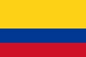 Volleyball team Colombia flag