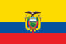 Volleyball team Ecuador flag