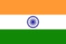 Volleyball team India flag