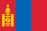 Volleyball team Mongolia flag