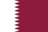 Volleyball team Qatar flag