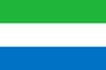 Beach Volleyball Sierra Leone flag