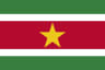 Volleyball team Suriname flag
