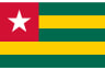 Beach Volleyball Togo flag